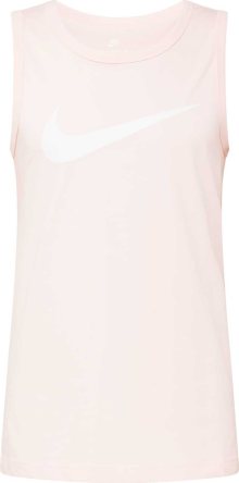 Tričko Nike Sportswear pastelově růžová / bílá