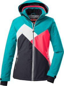 Outdoorová bunda Killtec aqua modrá / pink / černá / bílá