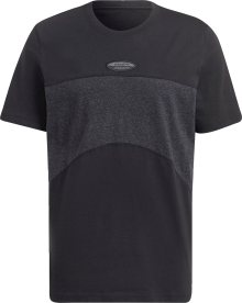Tričko \'R.Y.V. Basic\' adidas Originals šedý melír / černá
