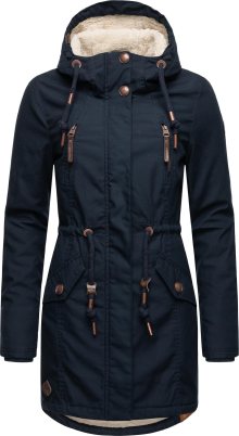 Zimní parka \'Elsie\' Ragwear modrá / námořnická modř / bílá