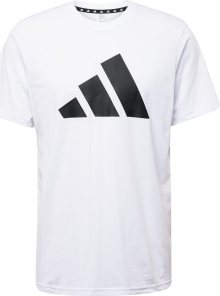 Funkční tričko \'Train Essentials Feelready Logo\' adidas performance černá / bílá