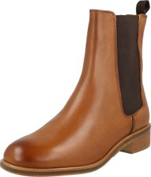 Chelsea boty \'Carlotta\' ABOUT YOU koňaková / černá