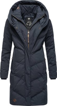 Zimní kabát \'Natalka\' Ragwear námořnická modř / bílá
