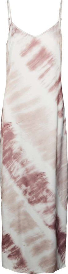 Letní šaty \'Tina Maria\' Vero Moda růže / pastelově růžová / bílá