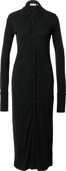Košilové šaty Calvin Klein černá