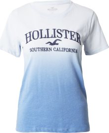 Tričko Hollister námořnická modř / pastelová modrá / světlemodrá
