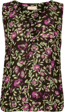 Halenka \'Isolde\' Kaffe zelená / pastelově zelená / fialová / černá