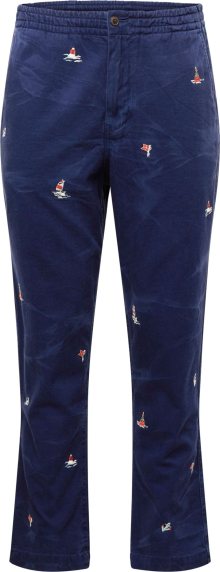 Kalhoty Polo Ralph Lauren námořnická modř / světlemodrá / červená / bílá