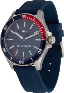 Analogové hodinky Tommy Hilfiger tmavě modrá / červená / bílá