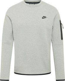 Mikina \'Tech Fleece\' Nike Sportswear světle šedá / černá