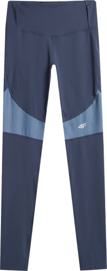 Sportovní kalhoty 4F modrá / bílá