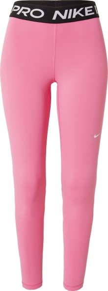 Sportovní kalhoty Nike pink / černá / bílá