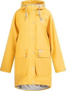 Funkční kabát MYMO žlutá / stříbrně šedá