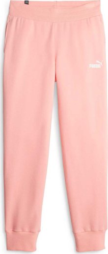 Sportovní kalhoty \'Essential\' Puma pink / bílá