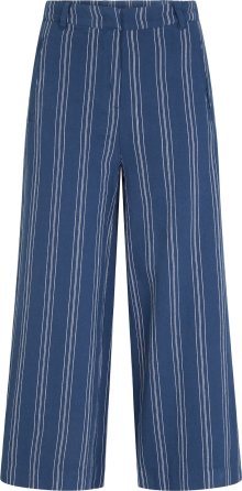 Kalhoty Tom Tailor krémová / námořnická modř
