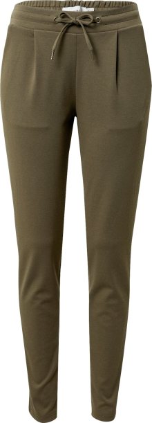 Kalhoty se sklady v pase \'Kate\' Ichi olivová