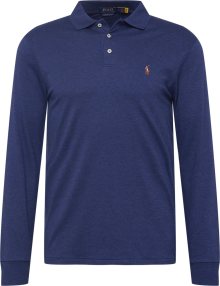 Tričko Polo Ralph Lauren ultramarínová modř / hnědá