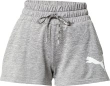 Sportovní kalhoty \'Fit Tech Knit 3\" Short\' Puma šedý melír / bílá