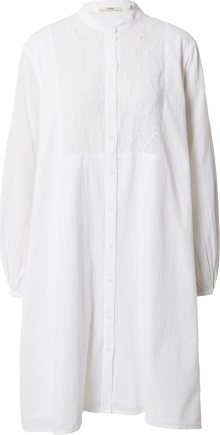 Košilové šaty Esprit bílá