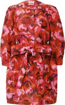 Košilové šaty \'Carma\' Essentiel Antwerp světle růžová / červená / černá