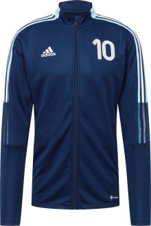 Sportovní bunda \'Messi Tiro Number 10\' ADIDAS SPORTSWEAR námořnická modř / světlemodrá / bílá