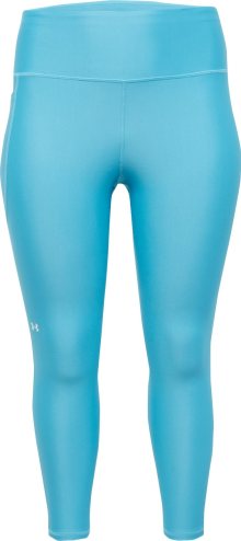 Sportovní kalhoty Under Armour aqua modrá / bílá