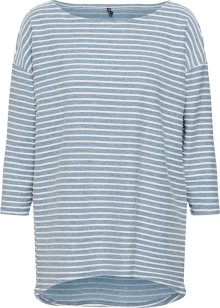 Tričko \'Elly\' Only kouřově modrá / bílá