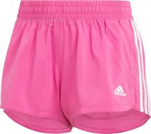 Sportovní kalhoty \'Pacer 3-Stripes \' ADIDAS SPORTSWEAR pink / bílá