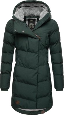 Zimní kabát \'Pavla\' Ragwear tmavě zelená