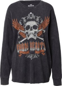 Tričko \'APAC\' Hollister humrová / černá / bílá