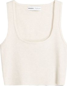 Kardigany Bershka offwhite
