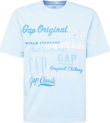 Tričko GAP modrá / světlemodrá / bílá