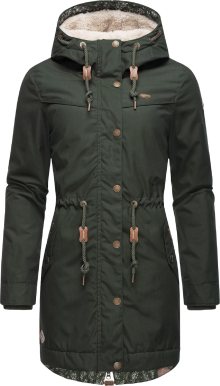 Funkční kabát \'Canny\' Ragwear světle hnědá / tmavě zelená
