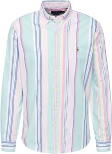 Košile Polo Ralph Lauren modrá / tyrkysová / pastelově růžová / bílá