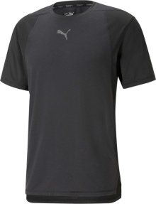 Funkční tričko Puma tmavě šedá / černá