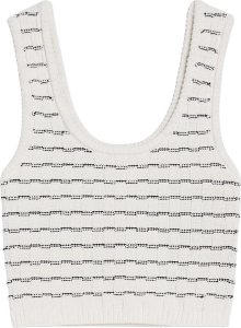 Kardigany Bershka černá / bílá