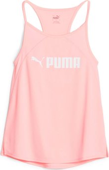 Sportovní top Puma růžová / bílá