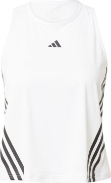 Sportovní top \'Aeroready Hyperglam\' adidas performance černá / bílá