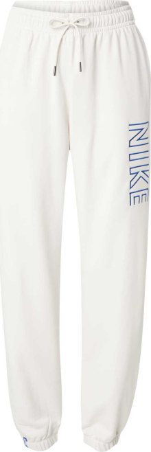 Kalhoty Nike Sportswear světlemodrá / bílá