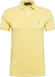 Tričko Polo Ralph Lauren světlemodrá / pastelově žlutá