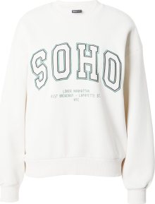 Mikina \'Riley\' Gina Tricot zelená / černá / bílá