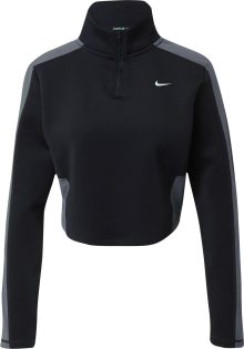 Funkční tričko Nike kámen / černá / bílá