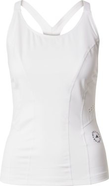Sportovní top \'Truepurpose\' adidas by stella mccartney černá / bílá