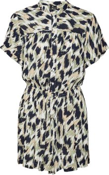 Overal \'MENNY\' Vero Moda béžová / námořnická modř / světle zelená / bílá