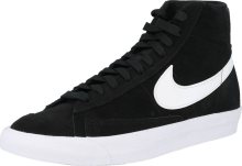 Kotníkové tenisky Nike Sportswear černá / bílá