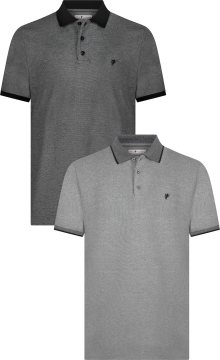 Tričko \'MOE\' DENIM CULTURE šedá / černá