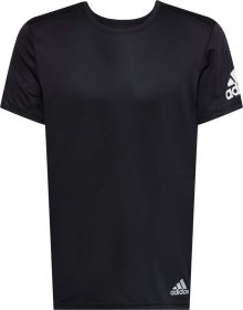 Funkční tričko \'Run It\' ADIDAS SPORTSWEAR černá / bílá