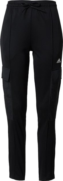 Sportovní kalhoty \'Tiro \' ADIDAS SPORTSWEAR černá / bílá