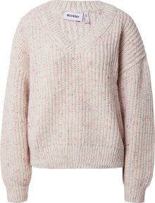 Svetr \'Tessa\' Weekday světlemodrá / pink / světle růžová / bílá