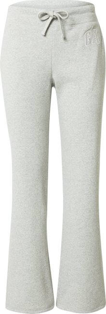 Kalhoty GAP šedý melír / bílá